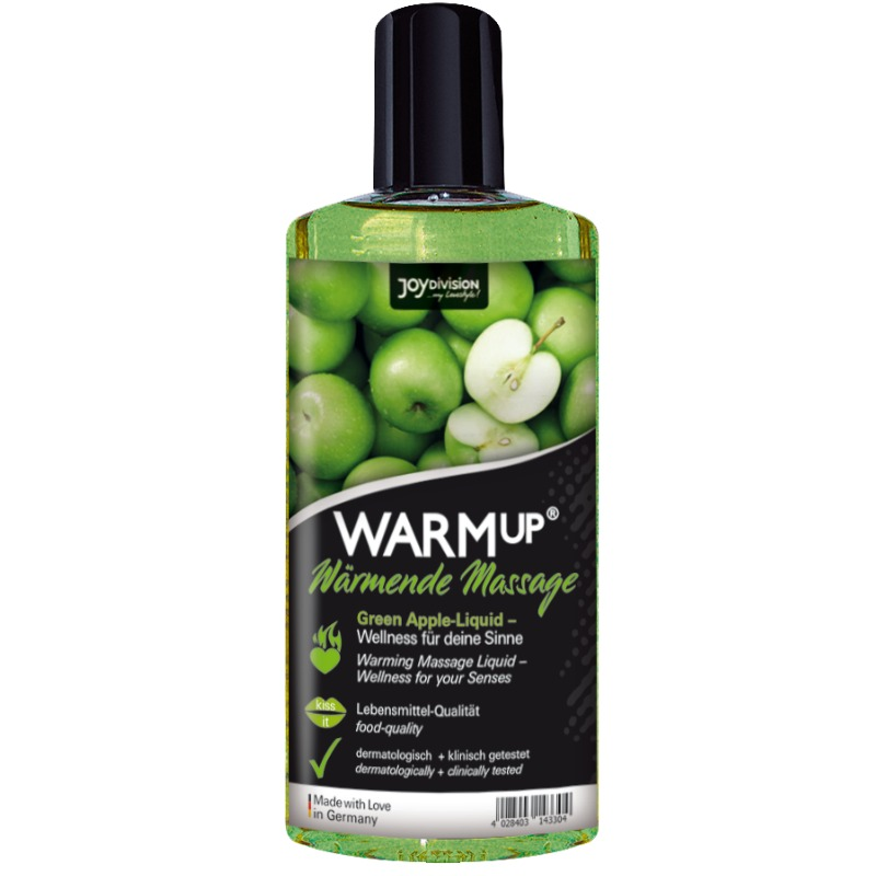 JOYDIVISION WARMUP - GREEN APPLE MASSAGE OIL - 150 ML - Amore24