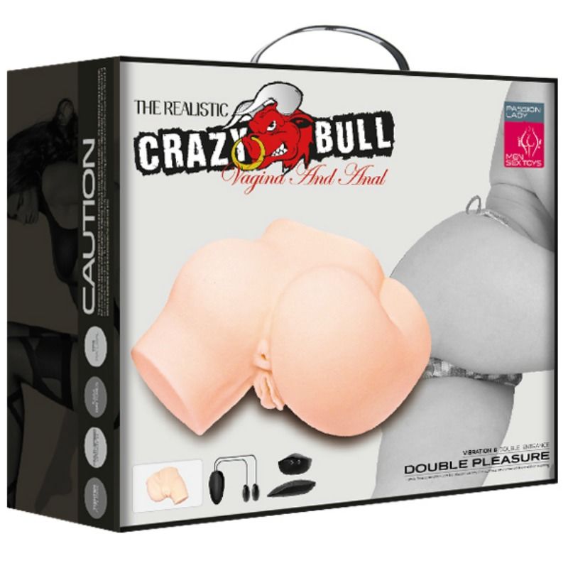 CRAZY BULL - BUTT WITH REALISTIC VAGINA AND ANUS AND VIBRATION - Amore24