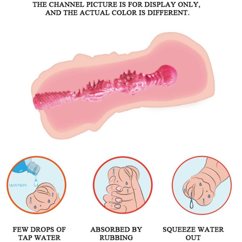 CRAZY BULL - WATER SKIN VAGINA MASTURBADOR WITH VIBRATING BULLETS - Amore24