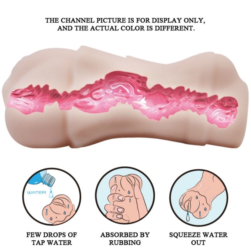 CRAZY BULL - WATER SKIN VAGINA MASTURBADOR WITH VIBRATING BULLET 2 - Amore24