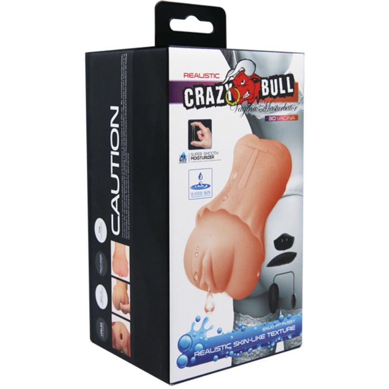 CRAZY BULL - WATER SKIN VAGINA MASTURBADOR WITH VIBRATING BULLET 2 - Amore24