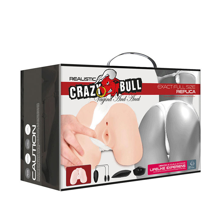 CRAZY BULL - REALISTIC VAGINA AND ANUS WITH VIBRATION POSITION 5 - Amore24