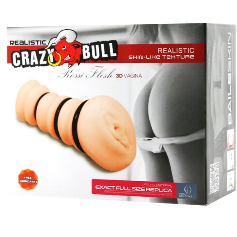CRAZY BULL - MASTURBADOR WITH RINGS VAGINA MODEL 2 - Amore24