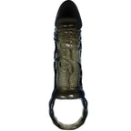 BAILE - PENIS EXTENDER COVER WITH STRAP FOR TESTICLES BLACK 13.5 CM - Amore24