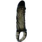 BAILE - PENIS EXTENDER COVER WITH STRAP FOR TESTICLES BLACK 13.5 CM - Amore24