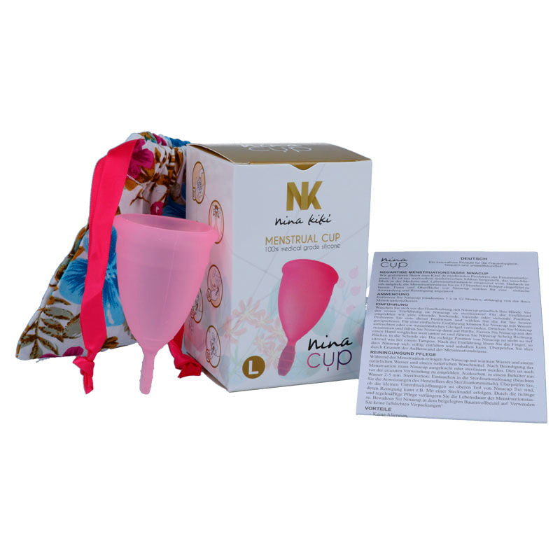 NINA KIKÍ - MENSTRUAL CUP PINK - SIZE L - Amore24