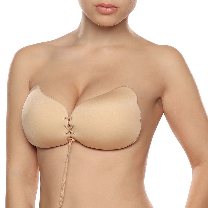 BYE-BRA - LACE-IT ENHANCEMENT PUSH-UP BEIGE CUP A - Amore24