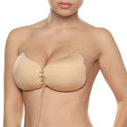 BYE-BRA - LACE-IT ENHANCEMENT PUSH-UP BEIGE CUP D - Amore24