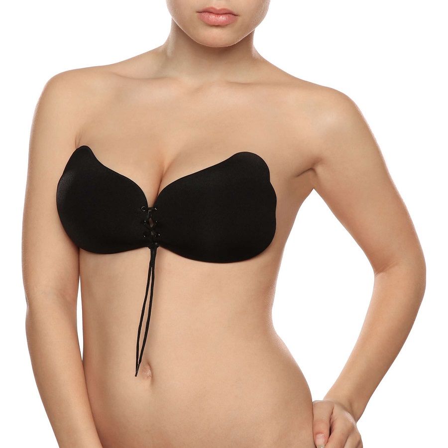 BYE-BRA - LACE-IT ENHANCEMENT PUSH-UP BLACK CUP D - Amore24