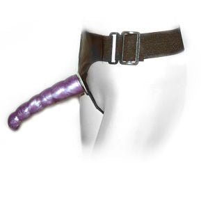 BAILE - LILAC FEMALE ANAL AND VAGINAL HARNESS GPOINT 17 CM - Amore24