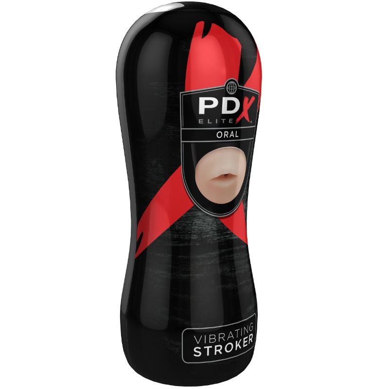 PDX ELITE - VIBRATING ORAL STROKER - Amore24