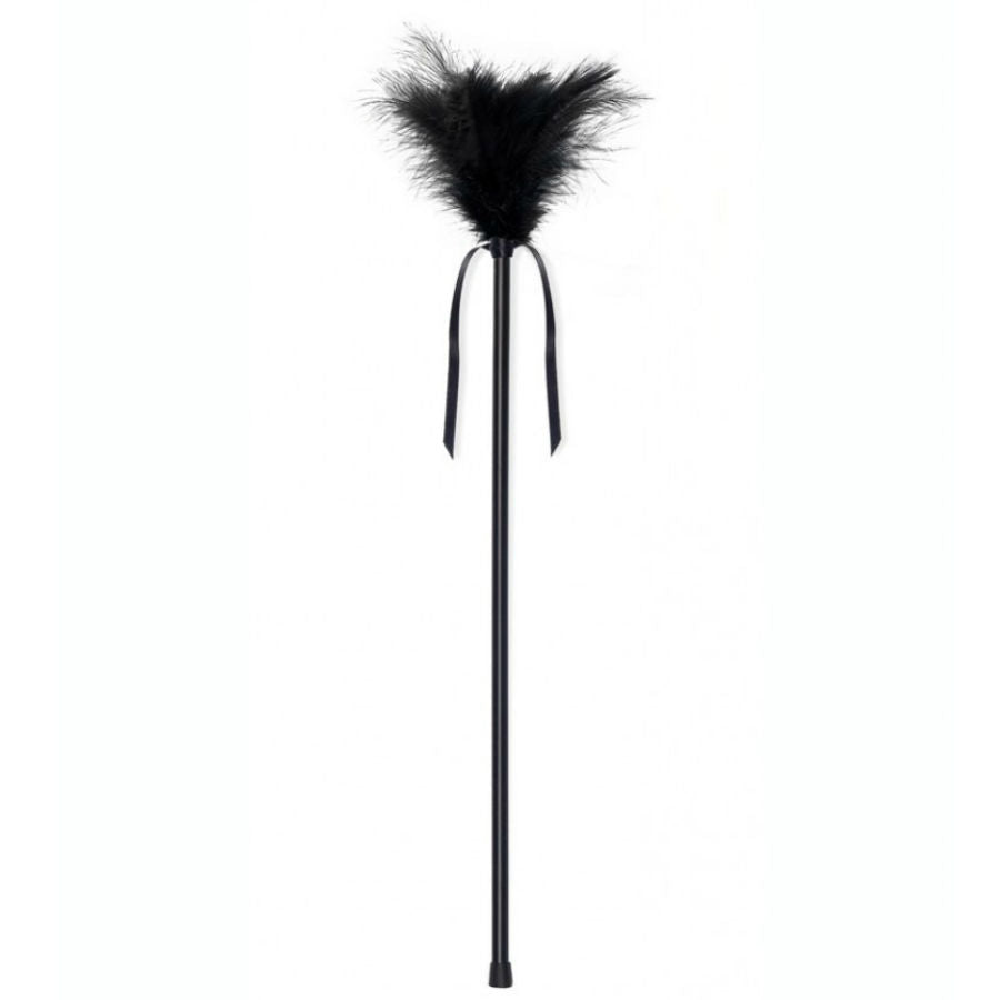 SECRETPLAY - BLACK FEATHERS 40 CM - Amore24