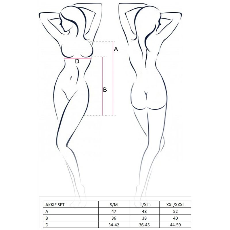 PASSION - WOMAN AKKIE SET NURSE COSTUME L/XL - Amore24