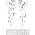 PASSION - WOMAN CANNE SET BLACK SIZE S/M - Amore24