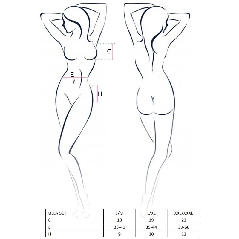 PASSION - WOMAN ULLA SET SIZE L/XL - Amore24