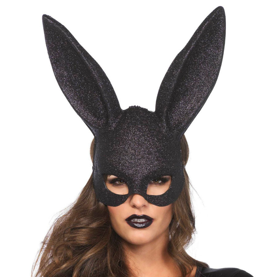 LEG AVENUE - GLITTER MASQUERADE RABBIT MASK - Amore24