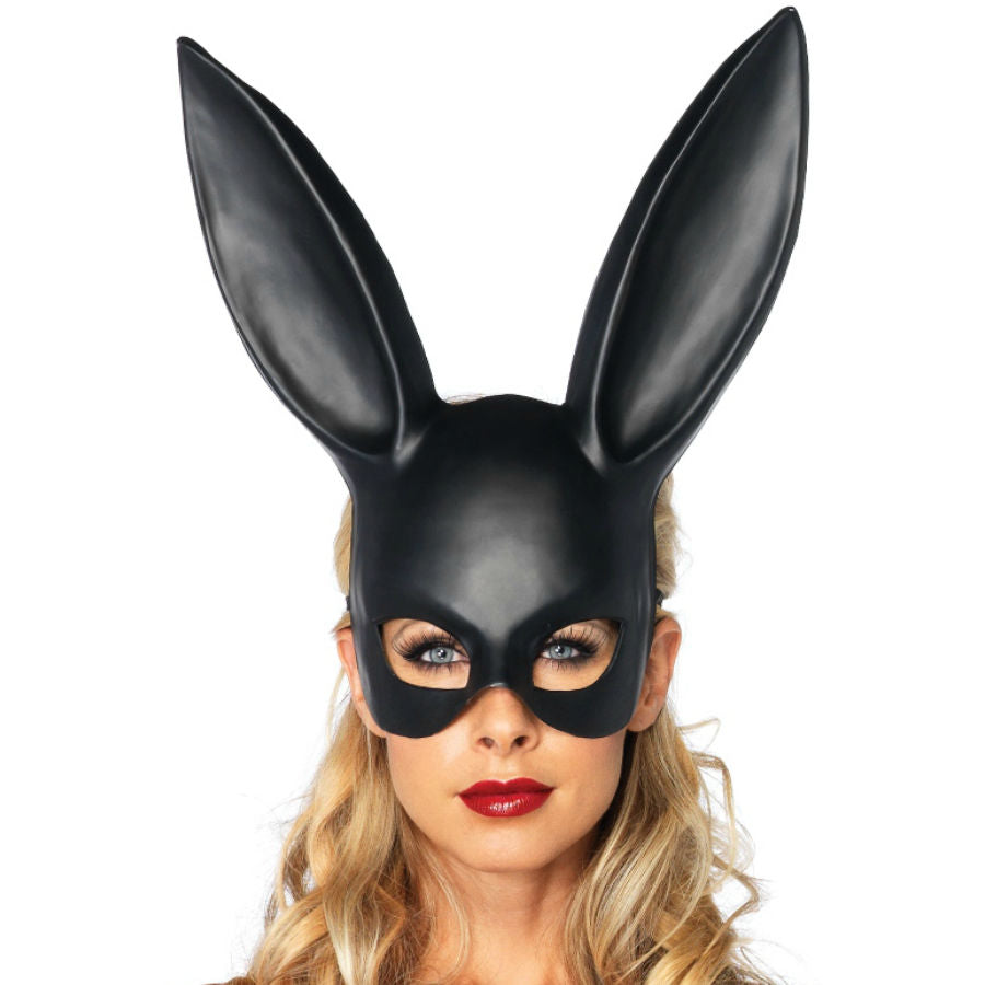 LEG AVENUE - MASQUERADE RABBIT MASK BLACK - Amore24