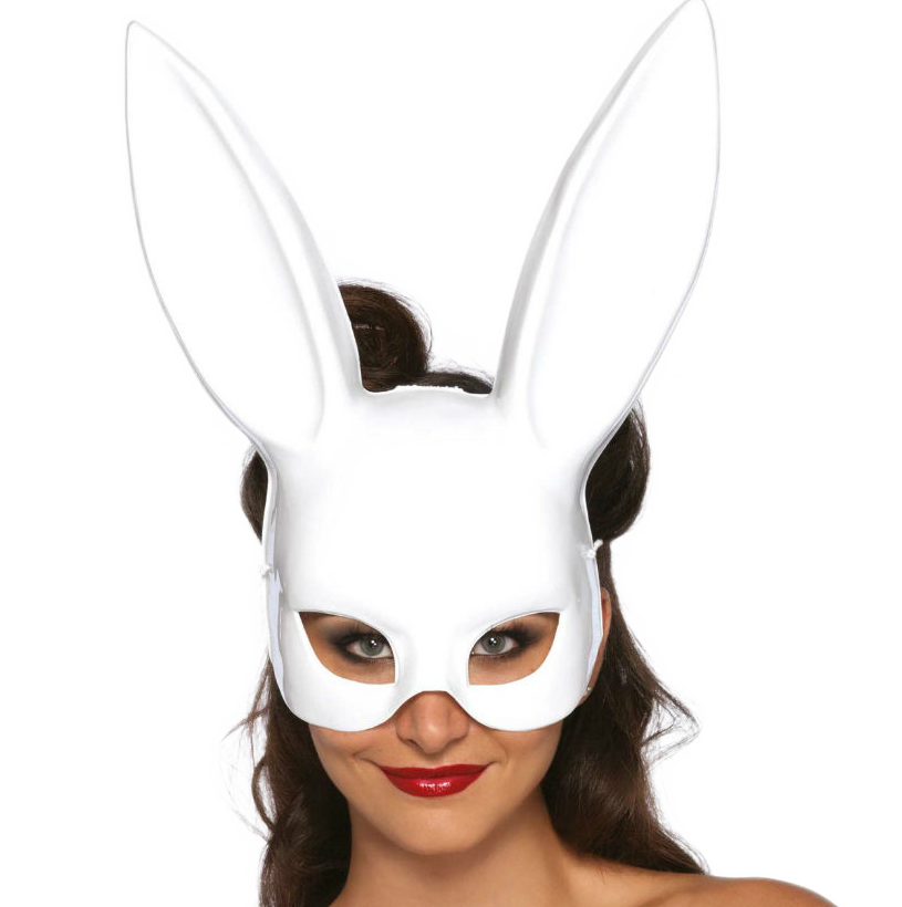 LEG AVENUE - MASQUERADE RABBIT MASK WHITE - Amore24
