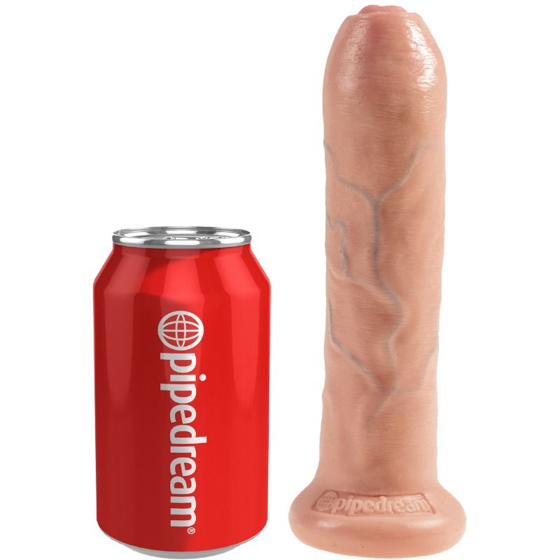 KING COCK - REALISTIC DILDO UNCUT FLESH 21 CM - Amore24