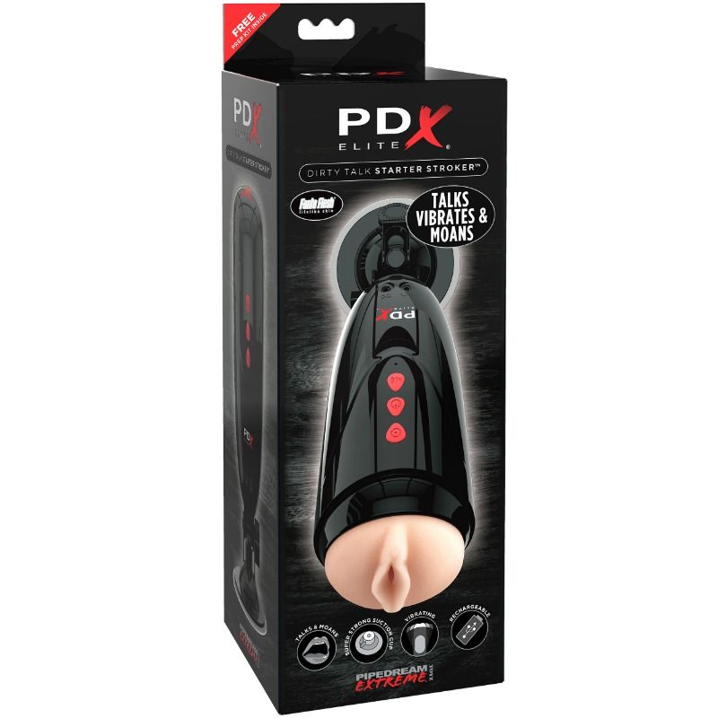 PDX ELITE - DIRTY TALK STARTER STROKER - Amore24