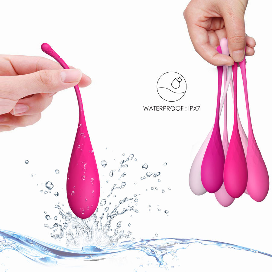 LESLIE - KEGEL FIT PELVIC MUSCLE TRAINING SET 6 WEIGHTS - Amore24