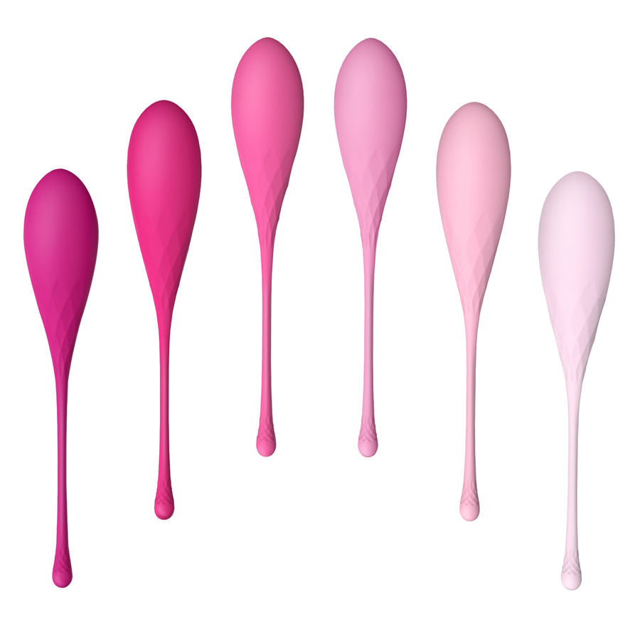 LESLIE - KEGEL FIT PELVIC MUSCLE TRAINING SET 6 WEIGHTS - Amore24