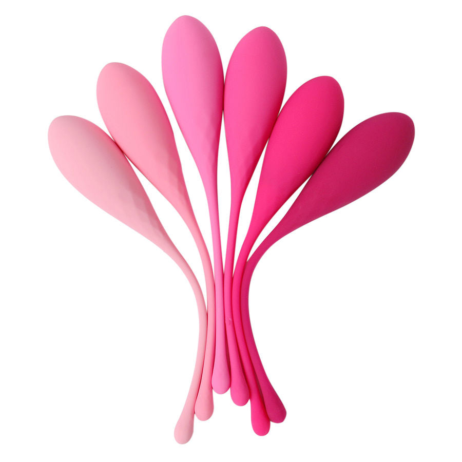 LESLIE - KEGEL FIT PELVIC MUSCLE TRAINING SET 6 WEIGHTS - Amore24