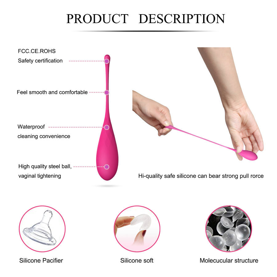 LESLIE - KEGEL FIT PELVIC MUSCLE TRAINING SET 6 WEIGHTS - Amore24