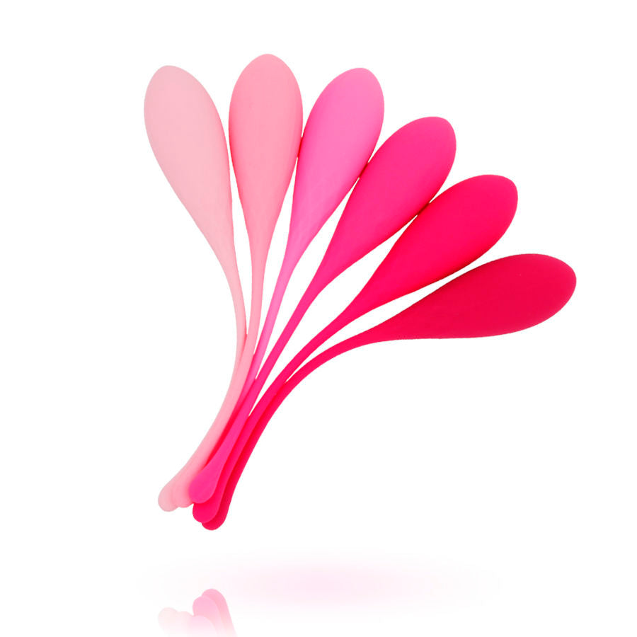 LESLIE - KEGEL FIT PELVIC MUSCLE TRAINING SET 6 WEIGHTS - Amore24