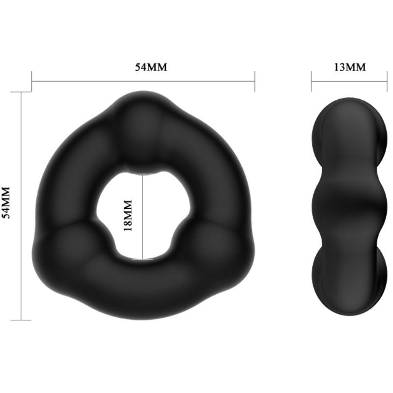 CRAZY BULL - SUPER SOFT SILICONE RING WITH NODULES - Amore24