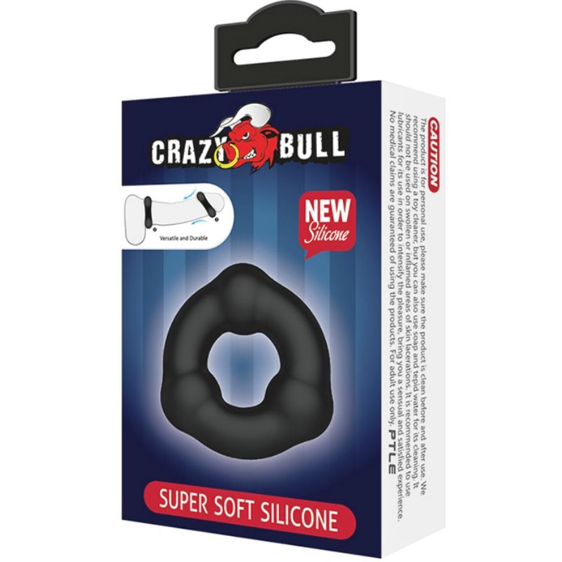 CRAZY BULL - SUPER SOFT SILICONE RING WITH NODULES - Amore24