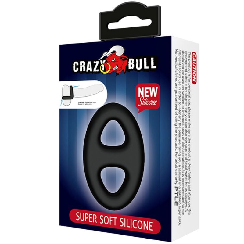 CRAZY BULL - SUPER SOFT DOUBLE SILICONE RING - Amore24