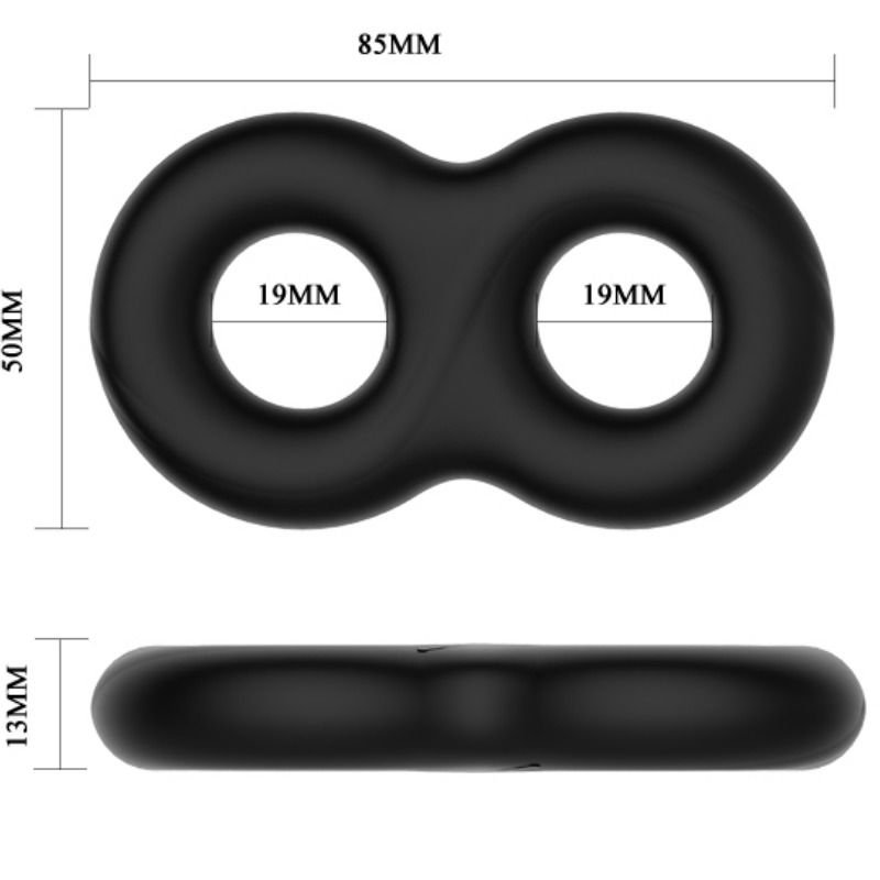 CRAZY BULL - DOUBLE MEDICAL SILICONE RING - Amore24