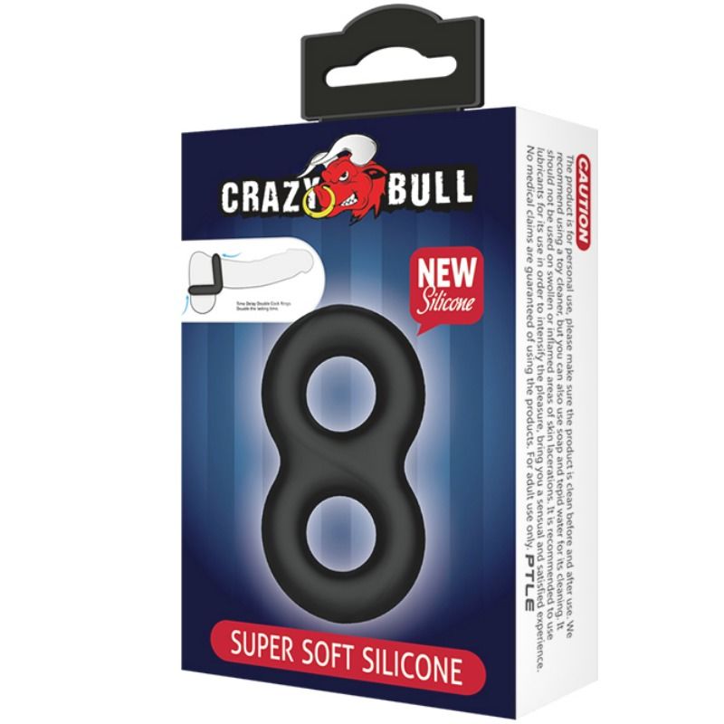CRAZY BULL - DOUBLE MEDICAL SILICONE RING - Amore24