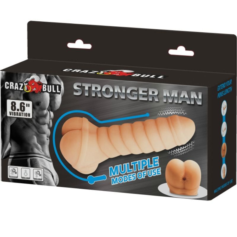 CRAZY BULL - MULTIFUNCTIONAL PENIS 21.8 CM - Amore24