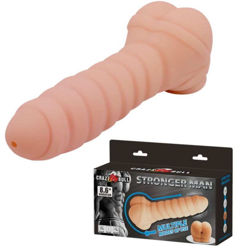 CRAZY BULL - MULTIFUNCTIONAL PENIS 21.8 CM - Amore24