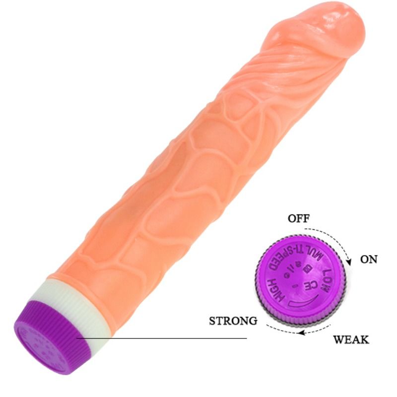 BAILE - WAVES OF PLEASURE REALISTIC VIBRATING 22.5 CM - Amore24