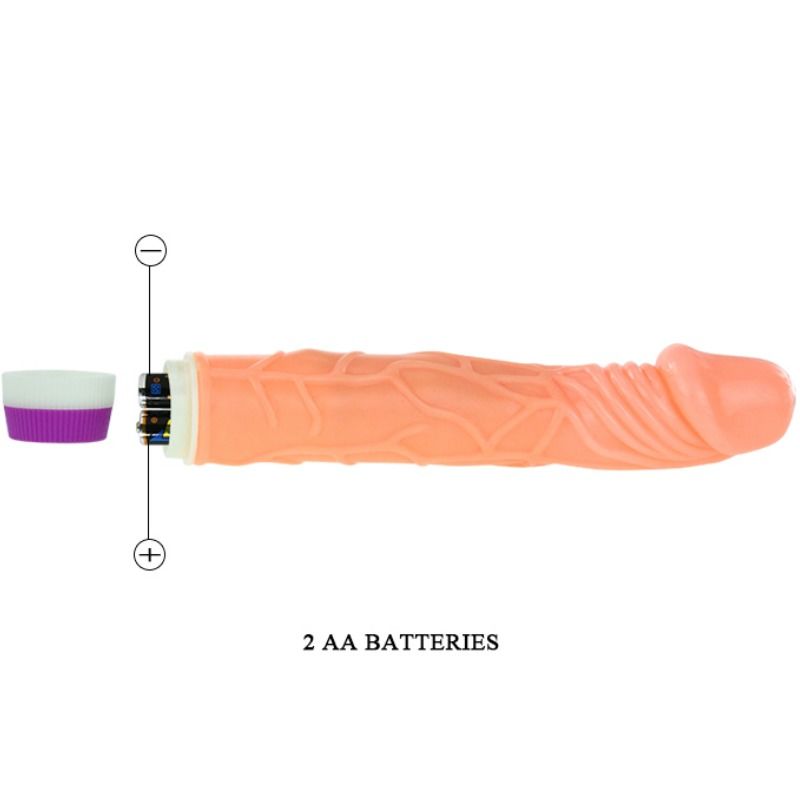 BAILE - WAVES OF PLEASURE REALISTIC VIBRATING 22.5 CM - Amore24