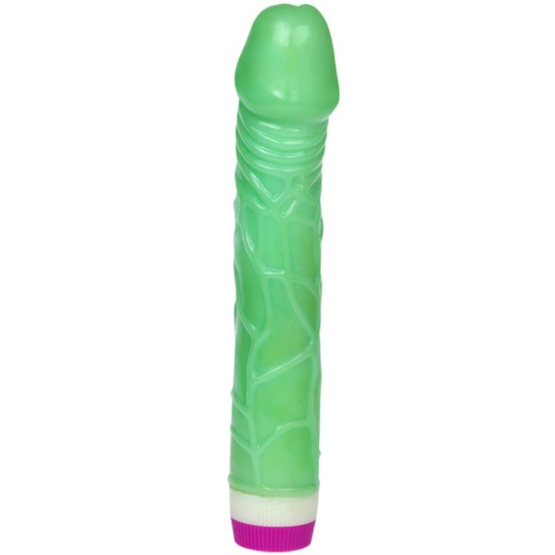 BAILE - WAVES OF PLEASURE VIBRATOR 23 CM GREEN - Amore24