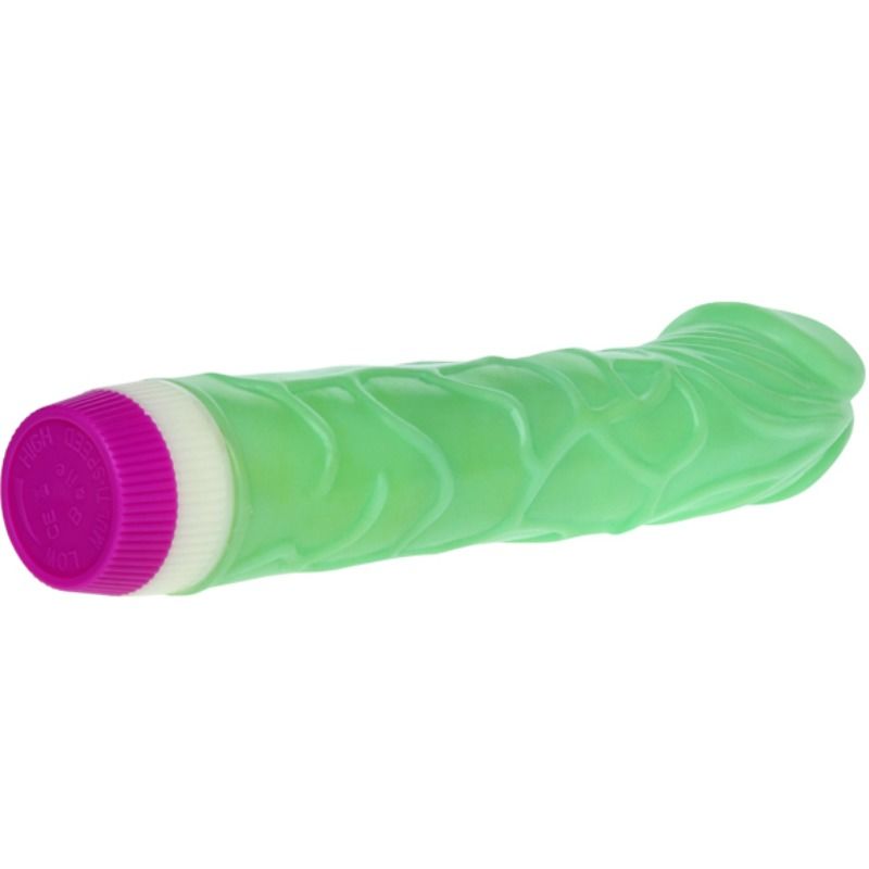 BAILE - WAVES OF PLEASURE VIBRATOR 23 CM GREEN - Amore24