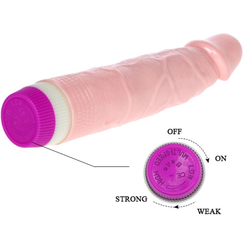 BAILE - REALISTIC VIBRATOR FOR BEGINNERS 21.5 CM - Amore24