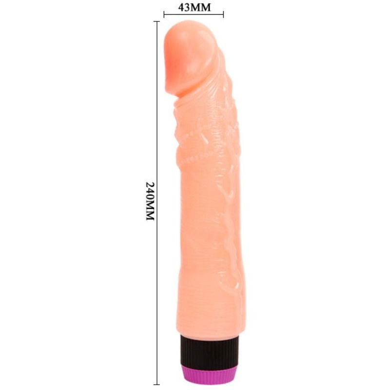 BAILE - NATURAL FLEXIBLE REALISTIC VIBRATOR 24 CM - Amore24