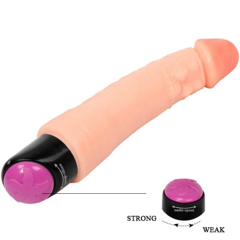 BAILE - FLEXIBLE REALISTIC VIBRATOR 25 CM - Amore24
