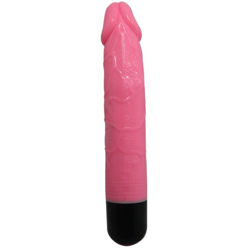 BAILE - COLORFUL SEX REALISTIC VIBRATOR PINK 23 CM - Amore24