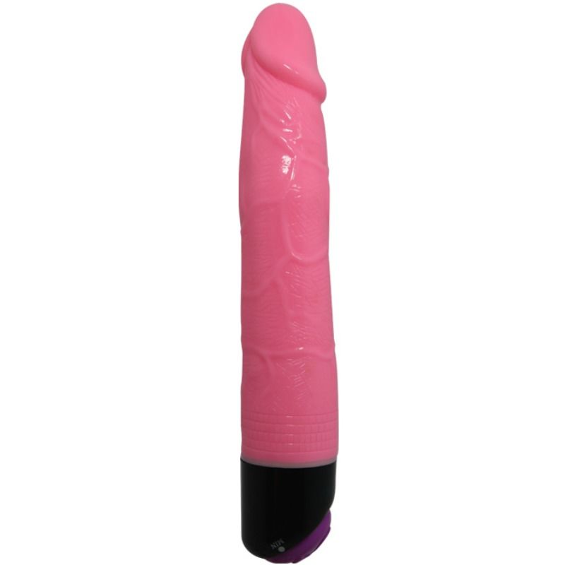 BAILE - COLORFUL SEX REALISTIC VIBRATOR PINK 23 CM - Amore24