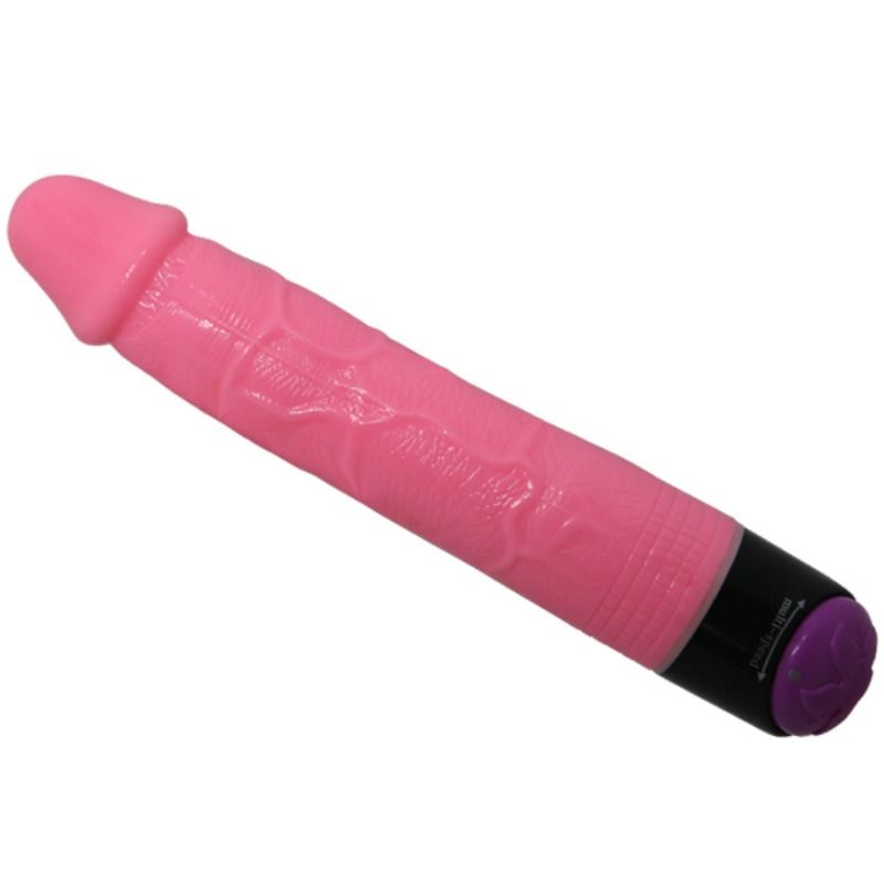 BAILE - COLORFUL SEX REALISTIC VIBRATOR PINK 23 CM - Amore24