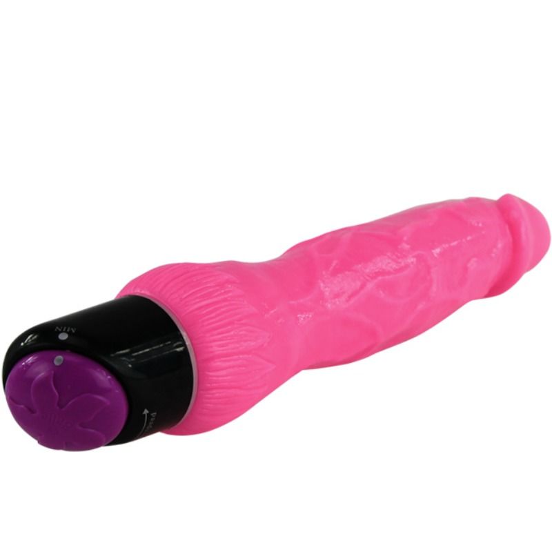 BAILE - COLORFUL SEX REALISTIC VIBRATOR PINK 24 CM - Amore24