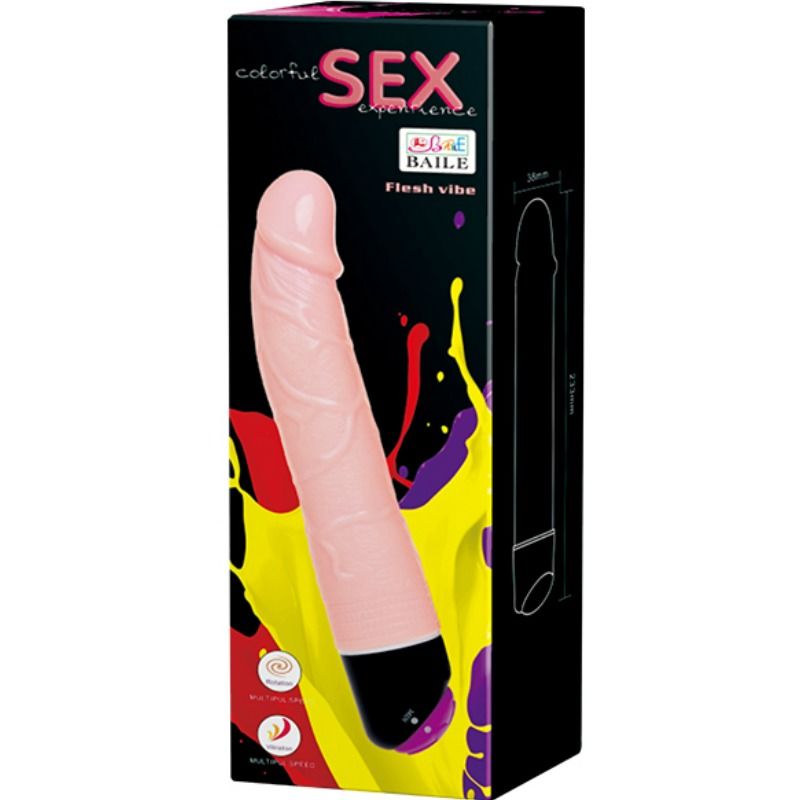 BAILE - COLORFUL SEX VIBRATION AND ROTATION 24 CM - Amore24