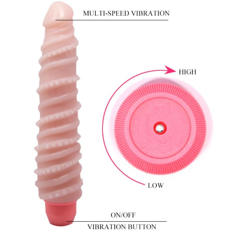BAILE - FLEXI VIBE SENSUAL SPIRAL VIBRATOR 19.5 CM - Amore24