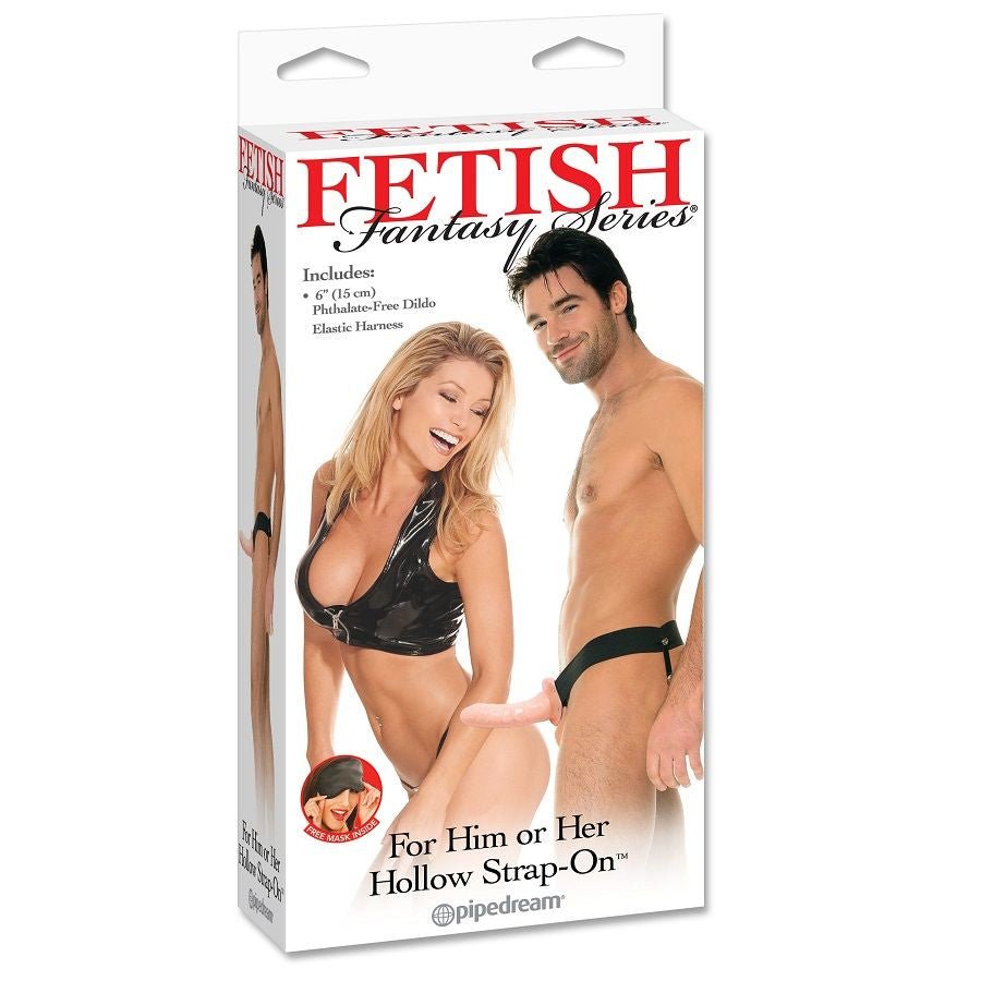 FETISH FANTASY SERIES - FLESH ADJUSTABLE HOLLOW HARNESS 15 CM - Amore24